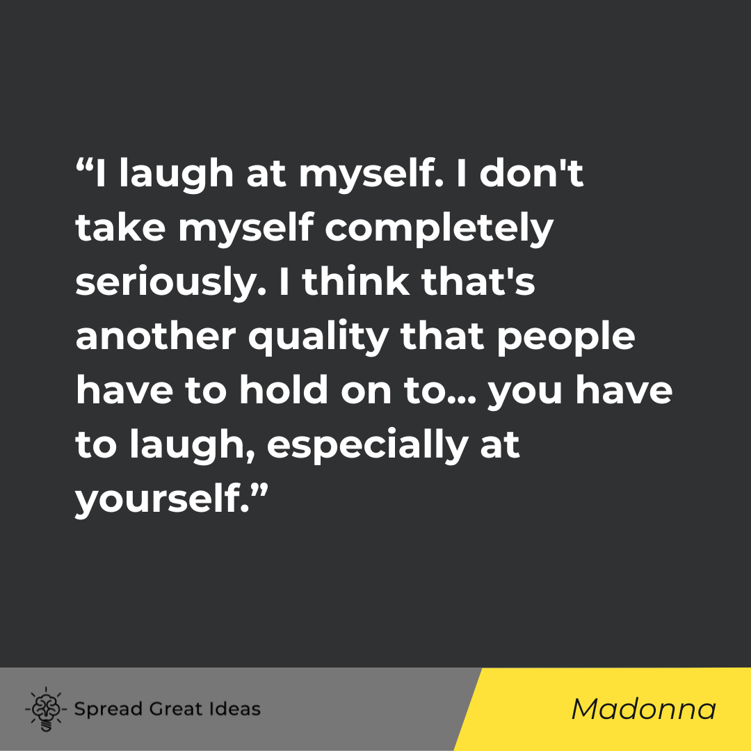 Madonna on Self-Confidence Quotes