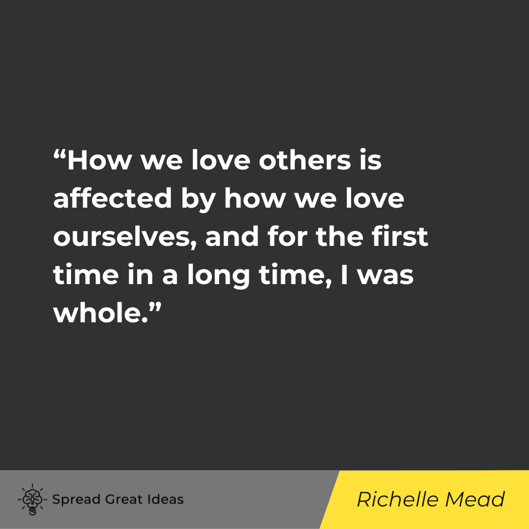 Richelle Mead on Self-Confidence Quotes