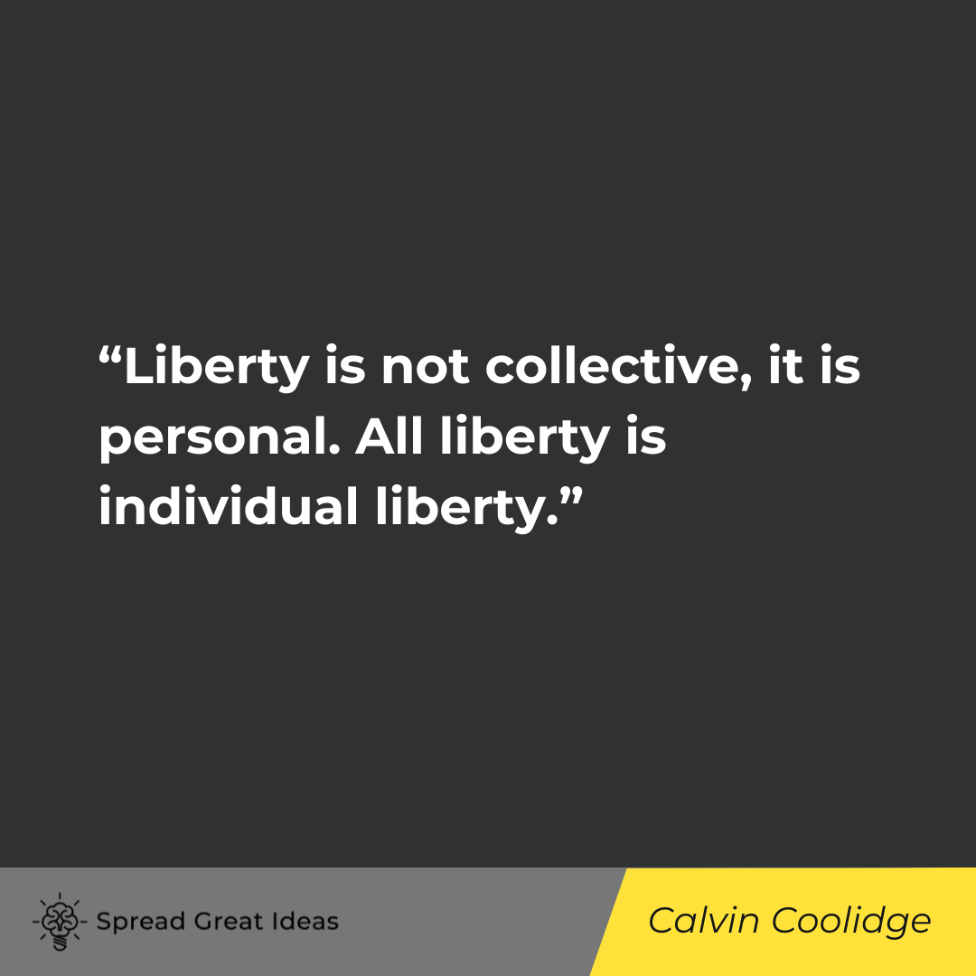 Calvin Coolidge on Collectivism Quotes