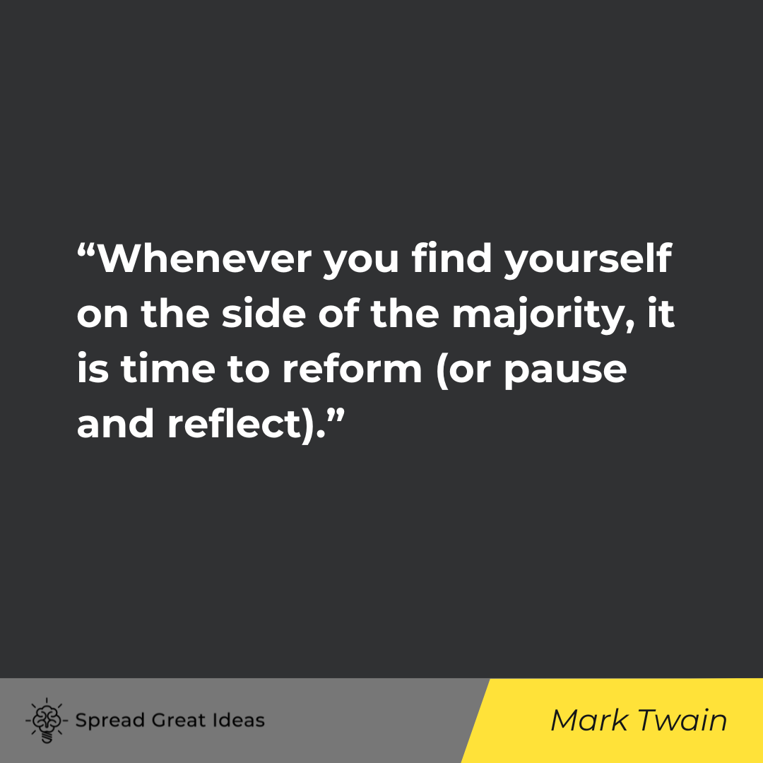 Mark Twain on Collectivism Quotes