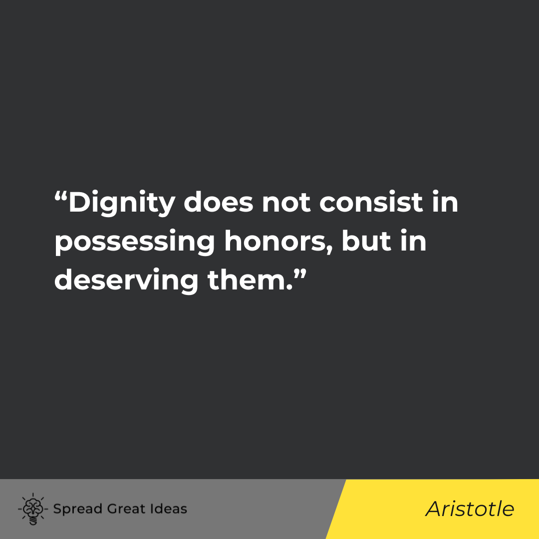 Aristotle on Deserving Quotes