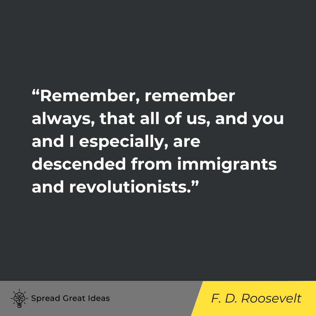 Franklin D. Roosevelt on History Quotes