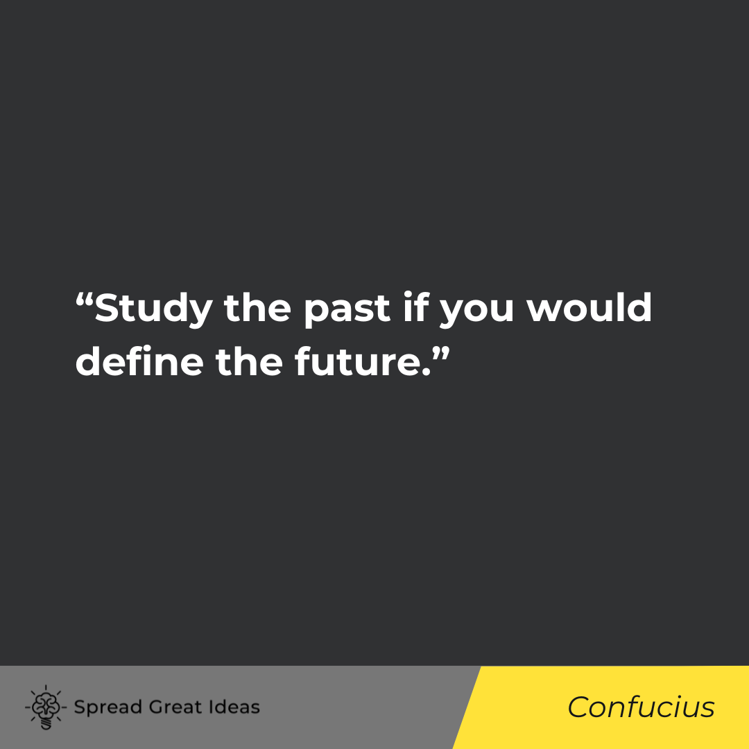 Confucius quote on learning from history