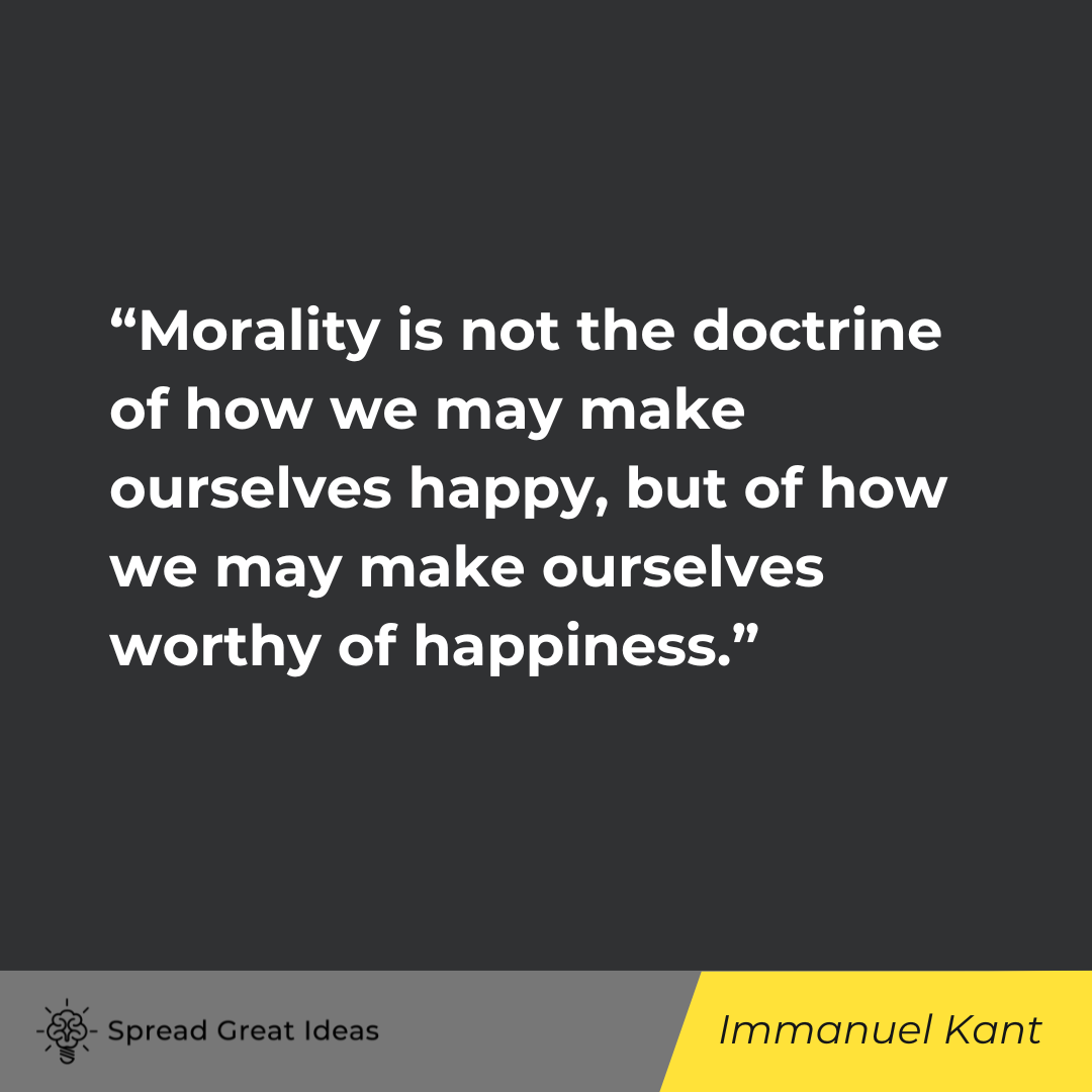 Immanuel Kant on Eudaimonia Quotes