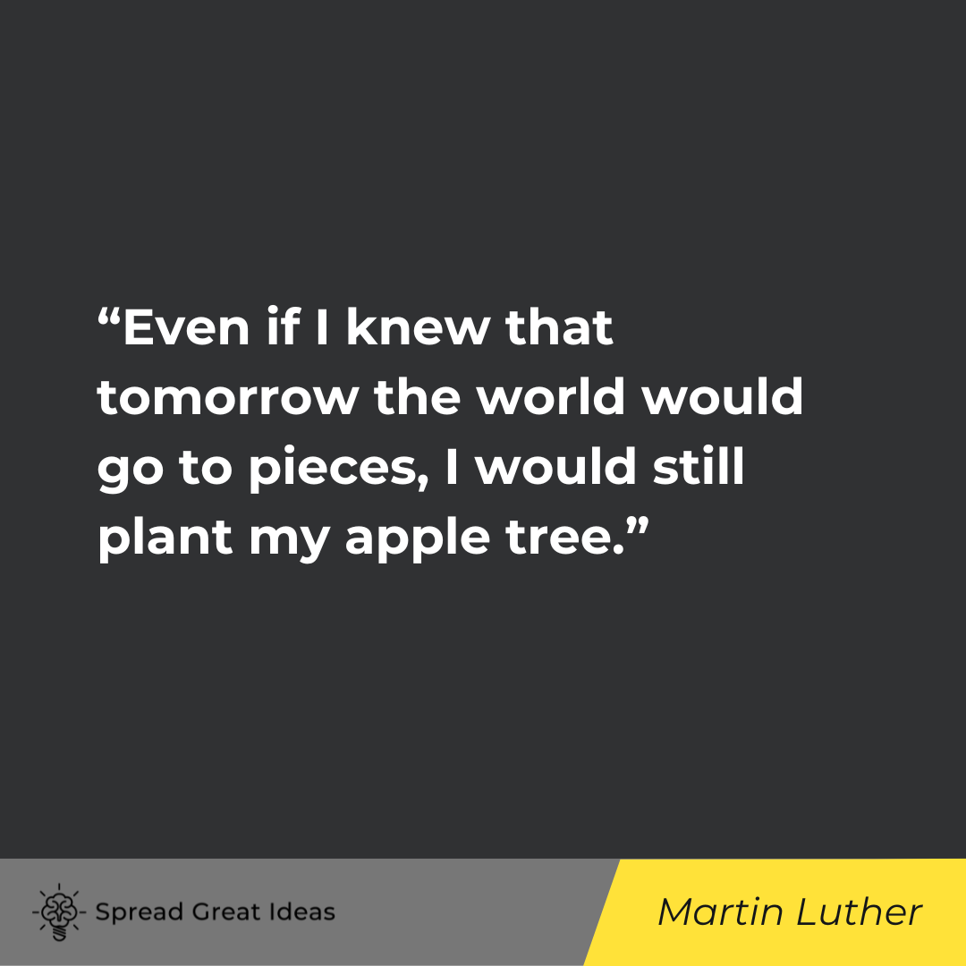 Martin Luther on Future Quotes