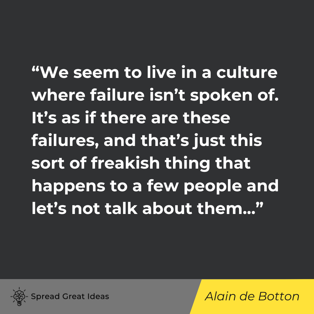 Alain de Botton on Adversity Quotes