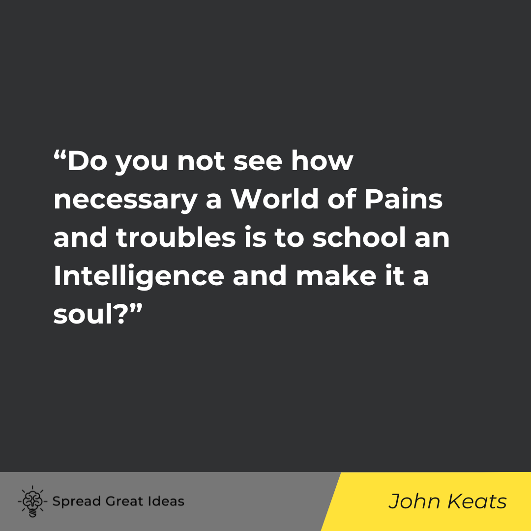 John Keats on Adversity Quotes