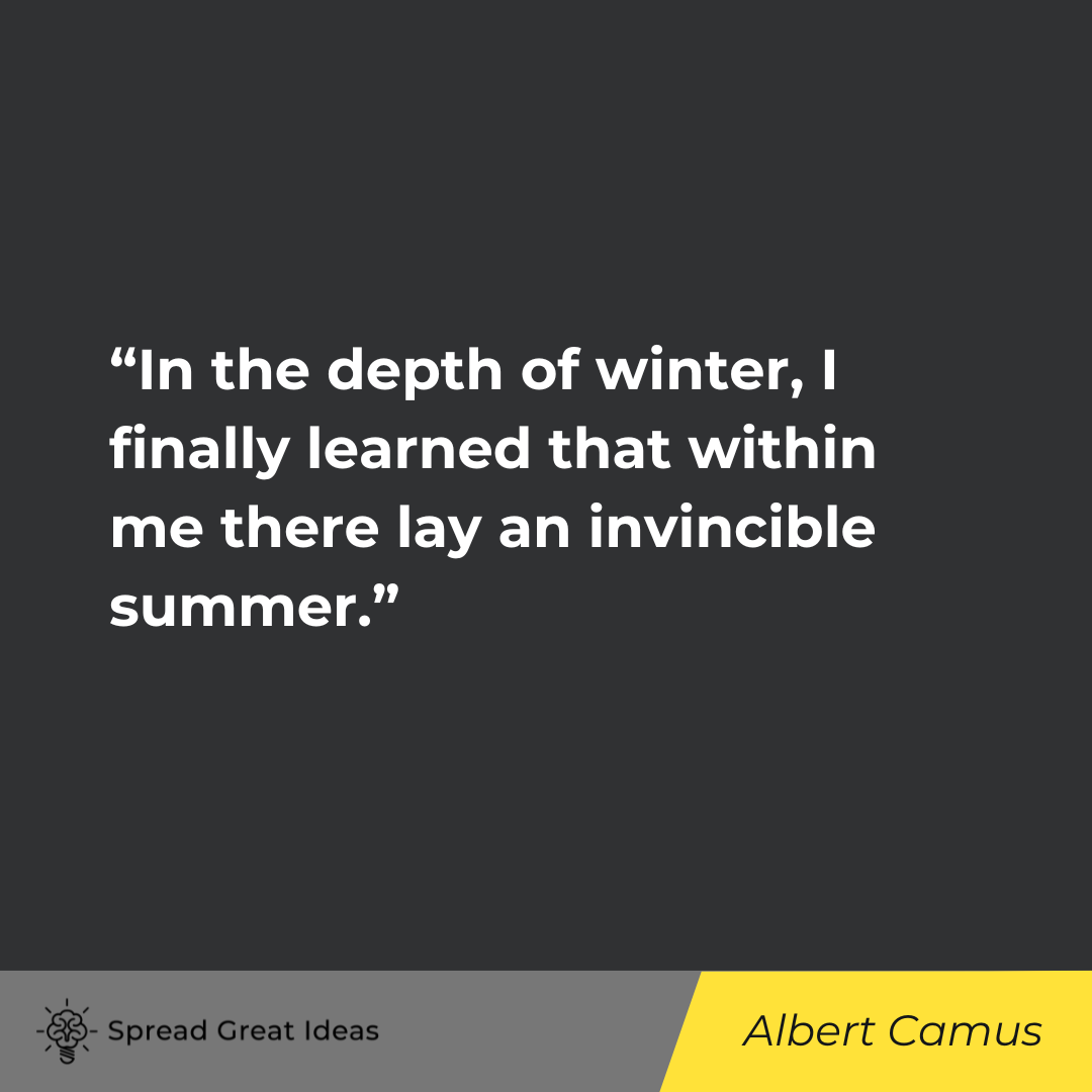 Albert Camus on Adversity Quotes