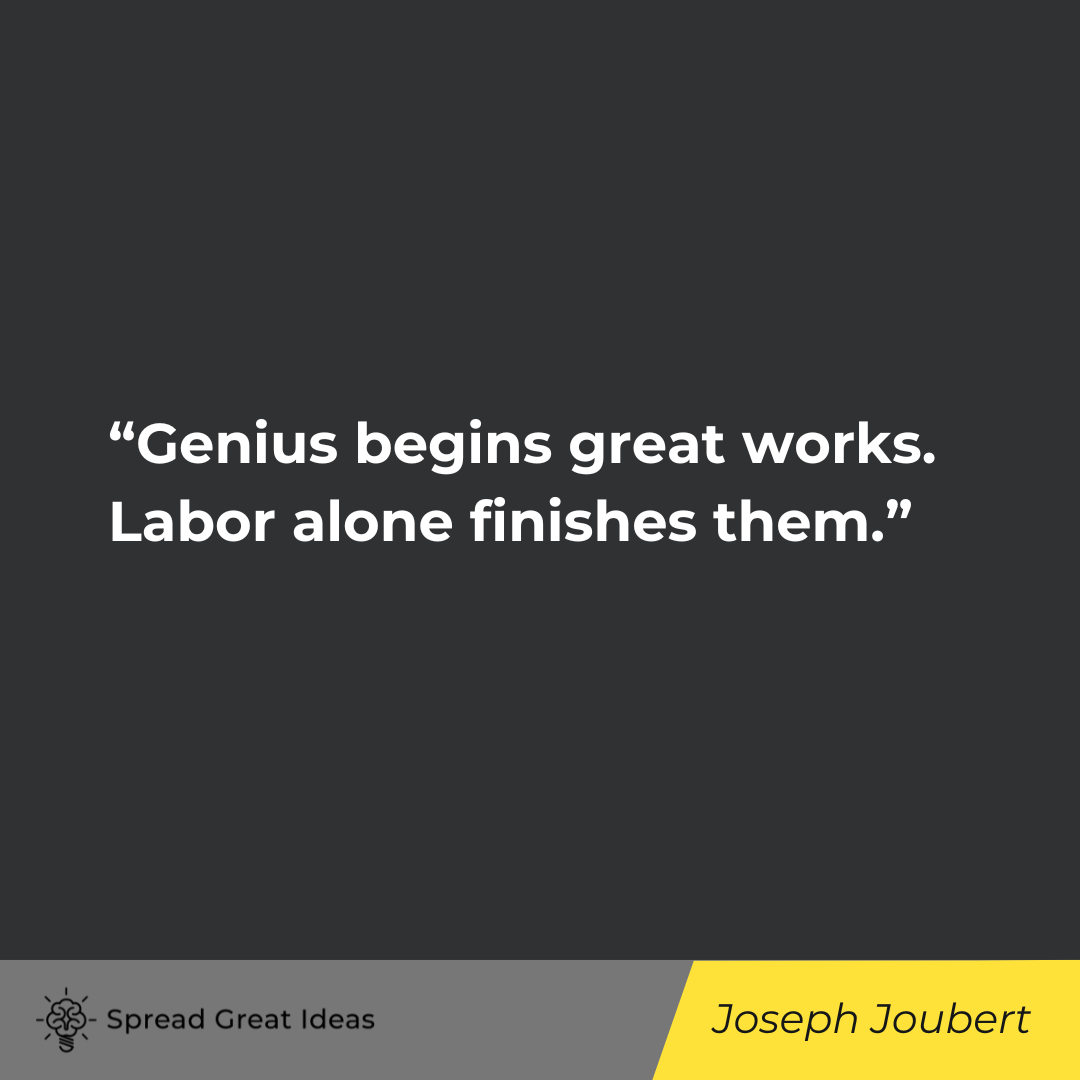 Joseph Joubert on Labor Day Quotes