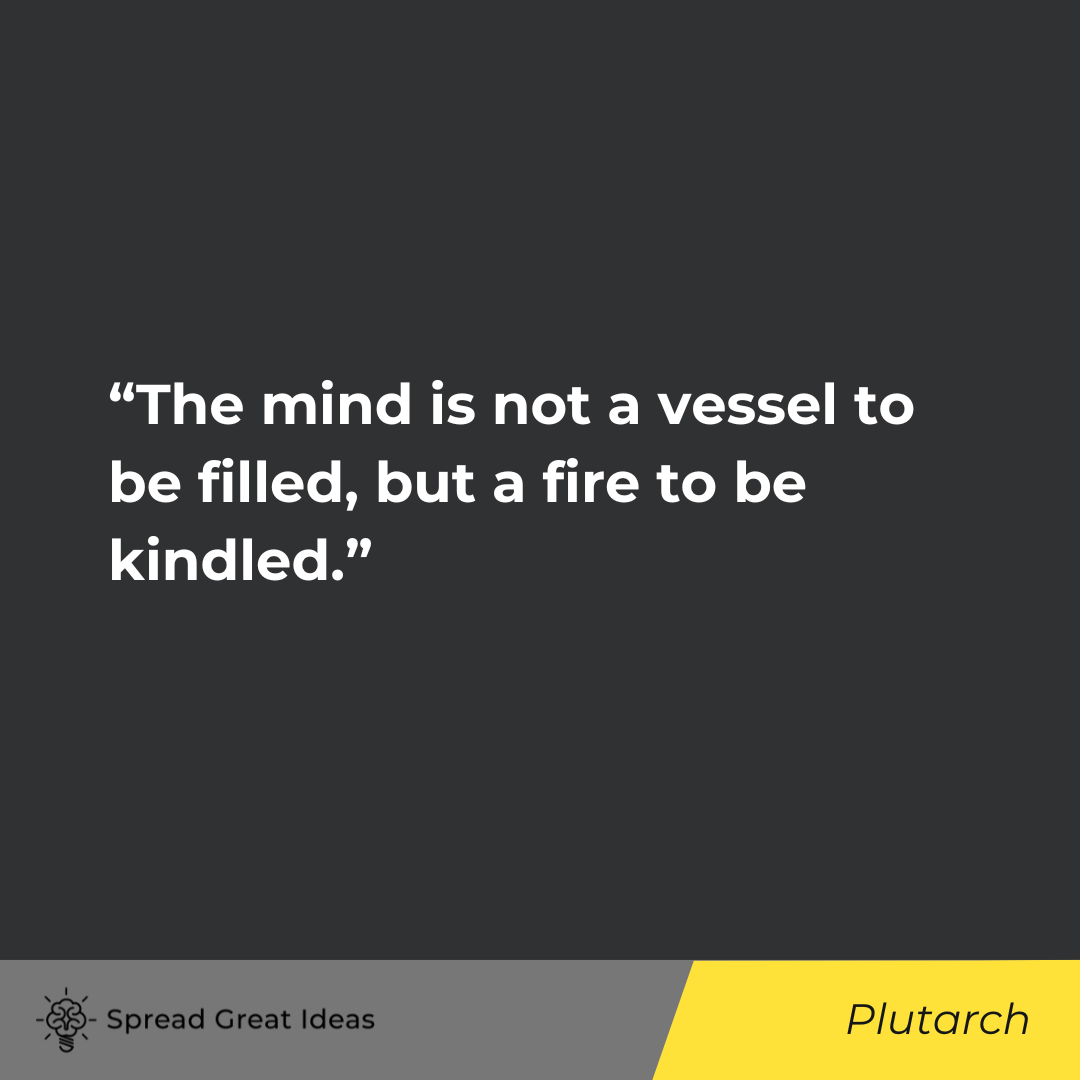 Plutarch on Mentorship Quotes