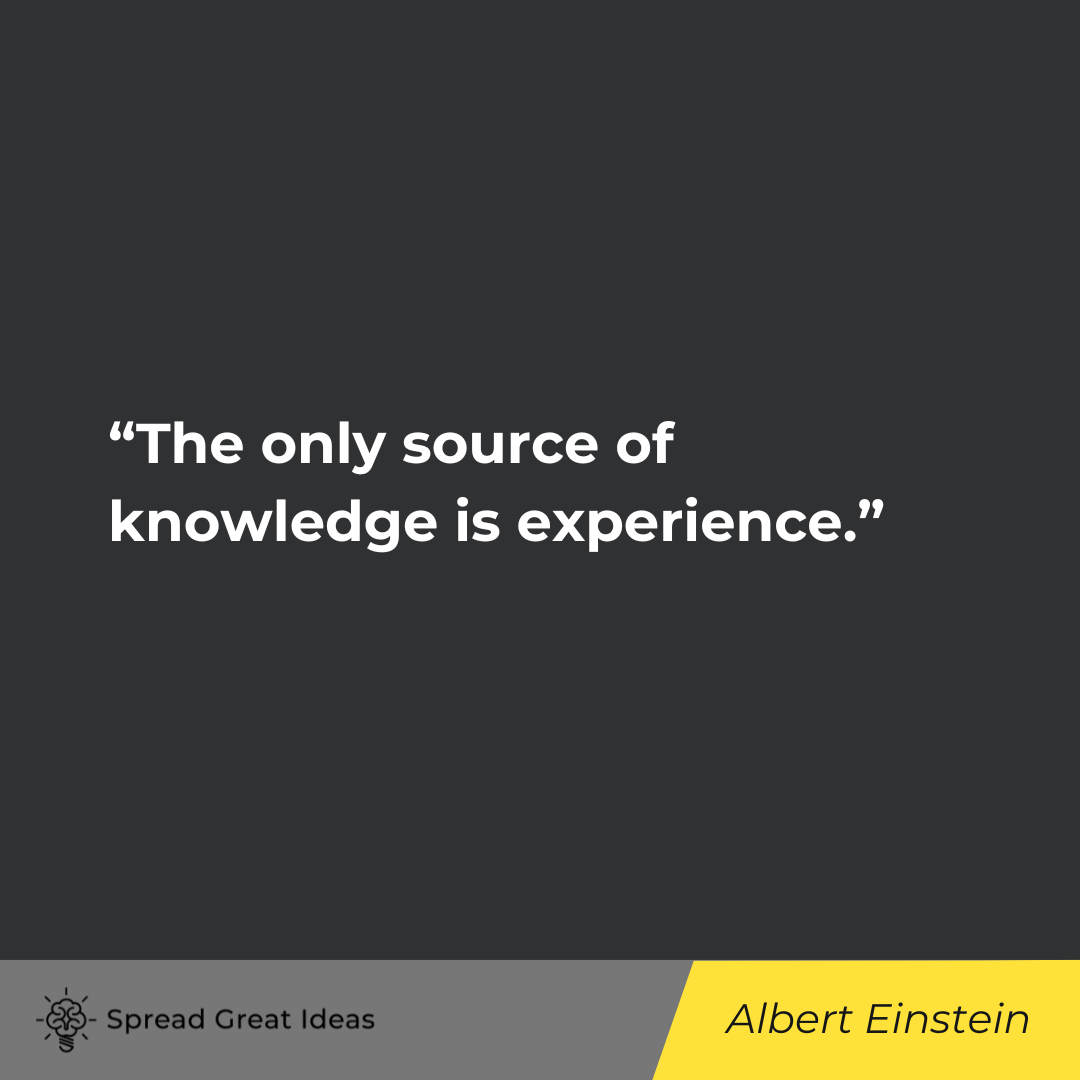 Albert Einstein on Knowledge Quotes