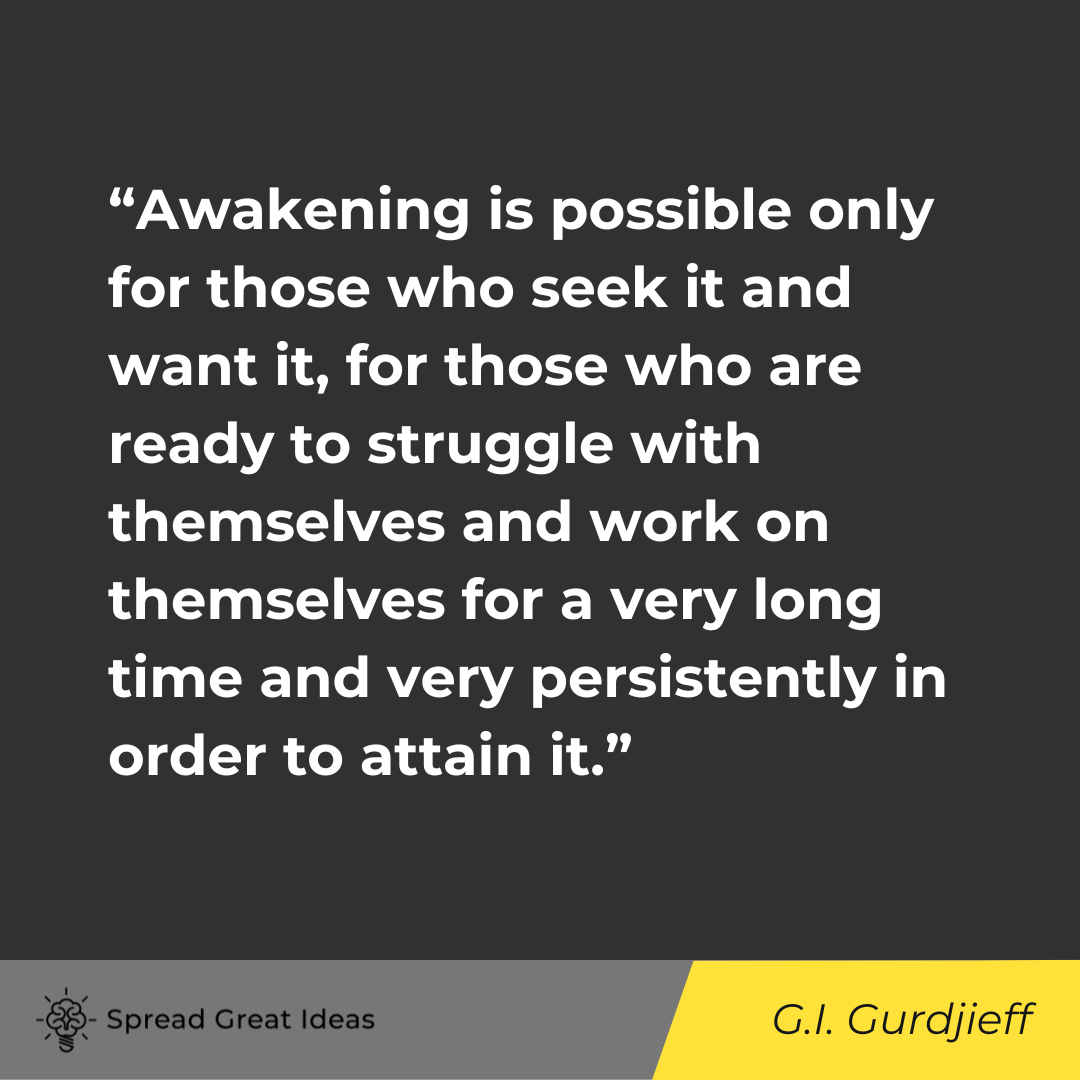 G.I. Gurdjieff on Attitude & Gratitude Quotes