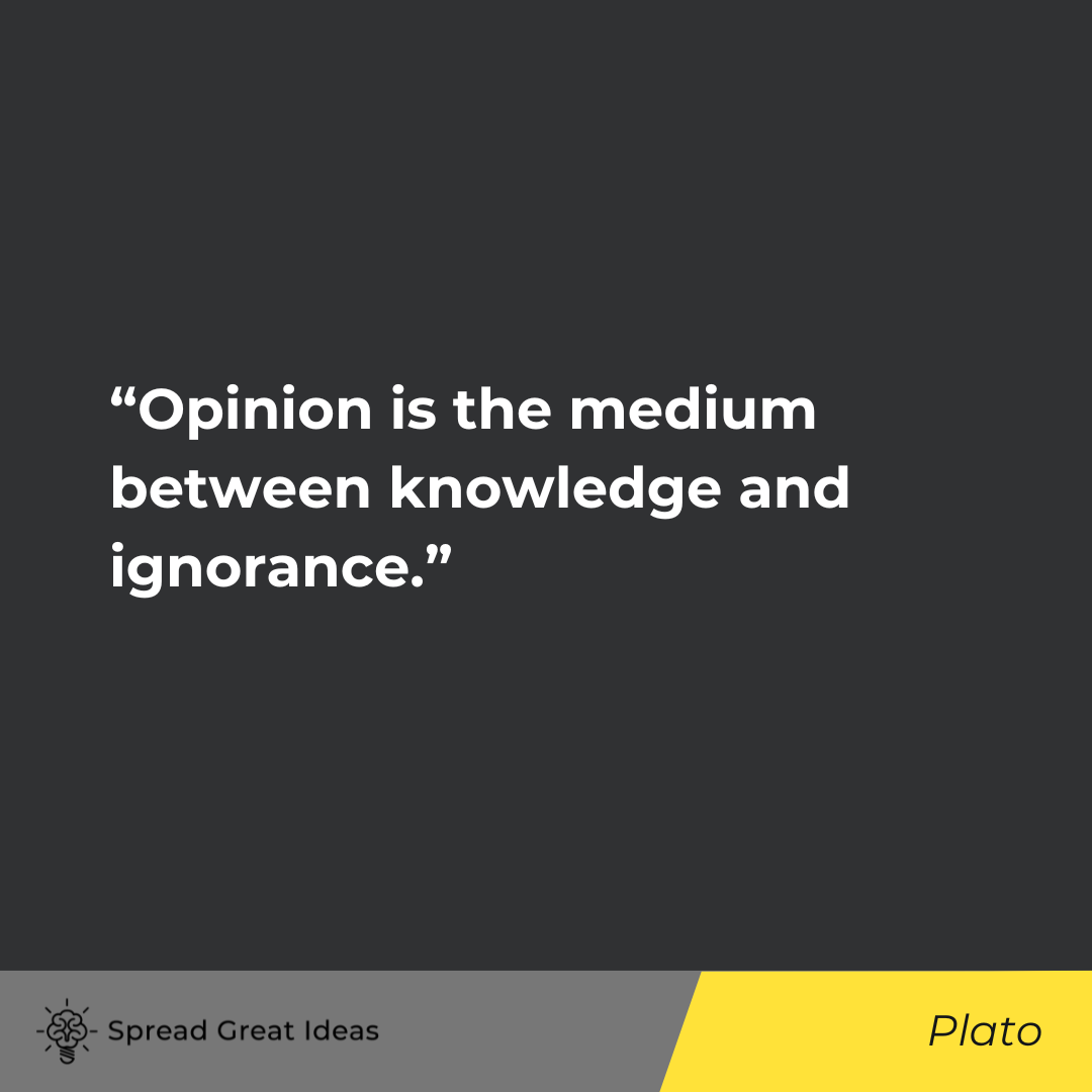Plato on Opinion Quotes