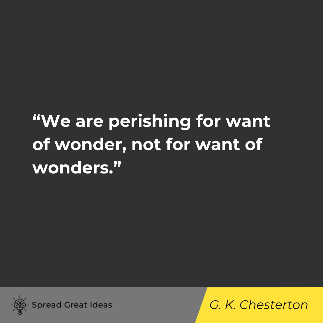 G. K. Chesterton on Attitude & Gratitude Quotes