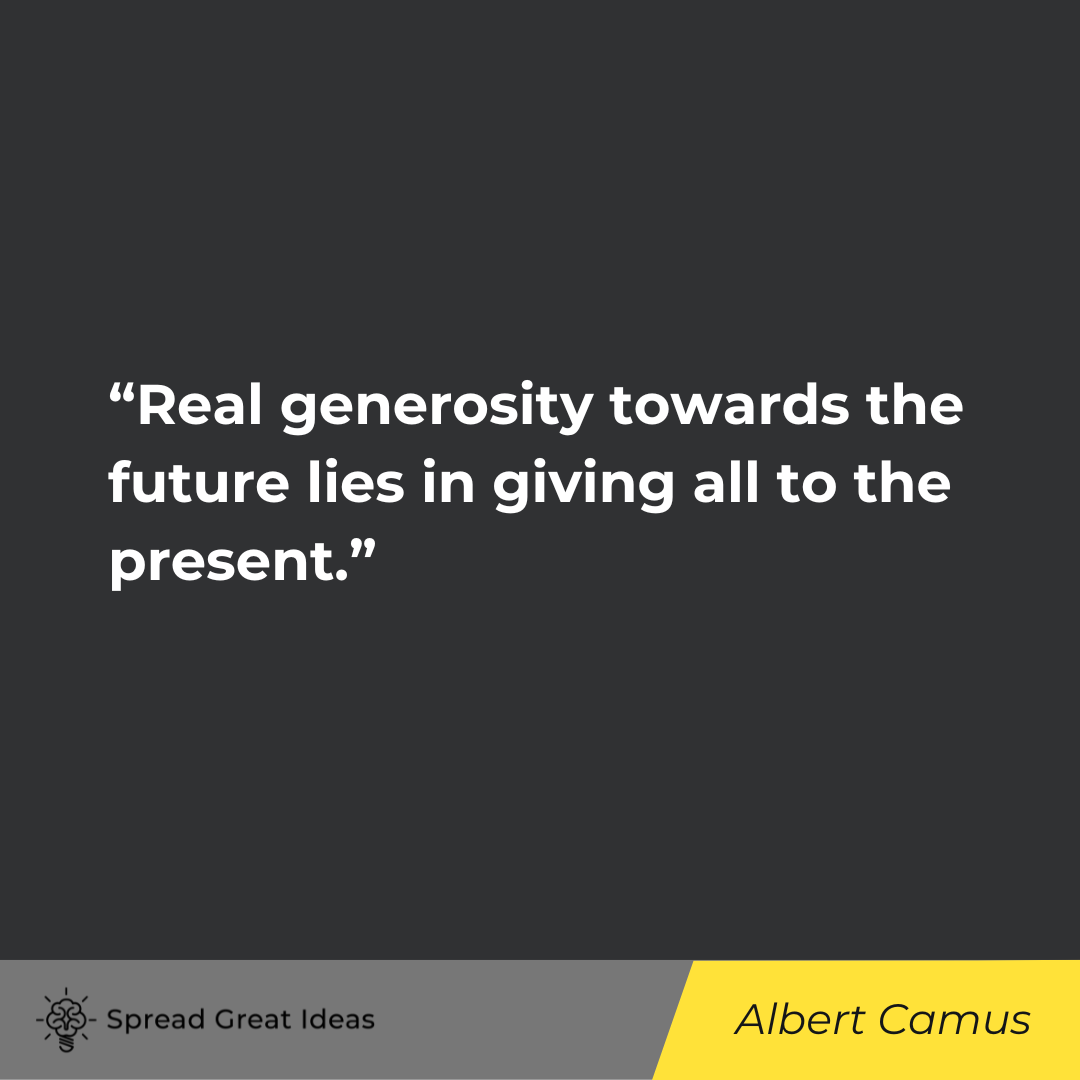 Albert Camus on Attitude & Gratitude Quotes