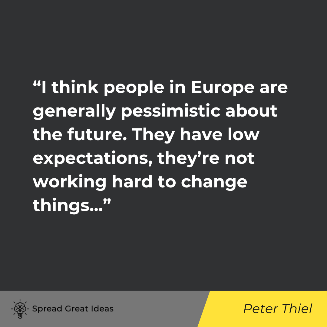 Peter Thiel on Future Quotes