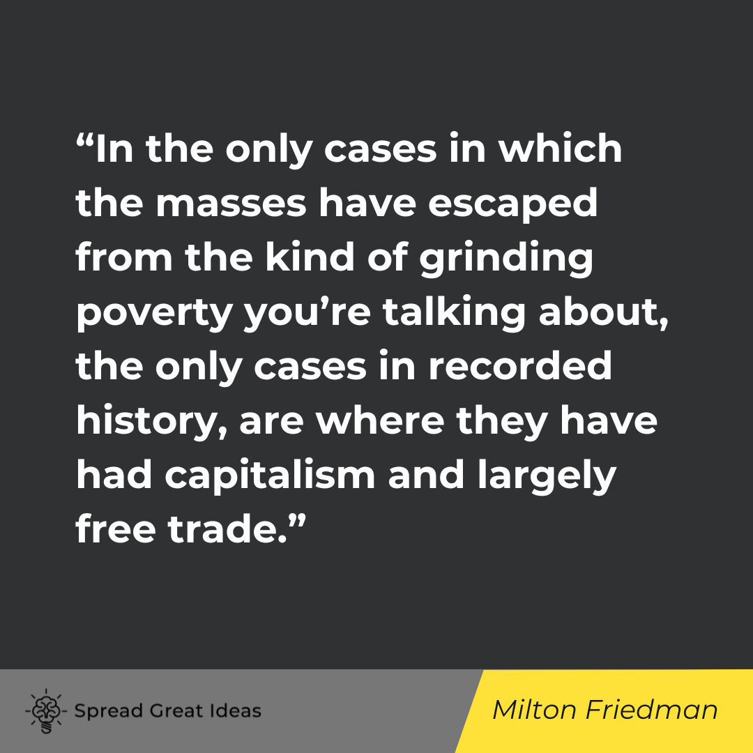 Milton Friedman Quote on Capitalism