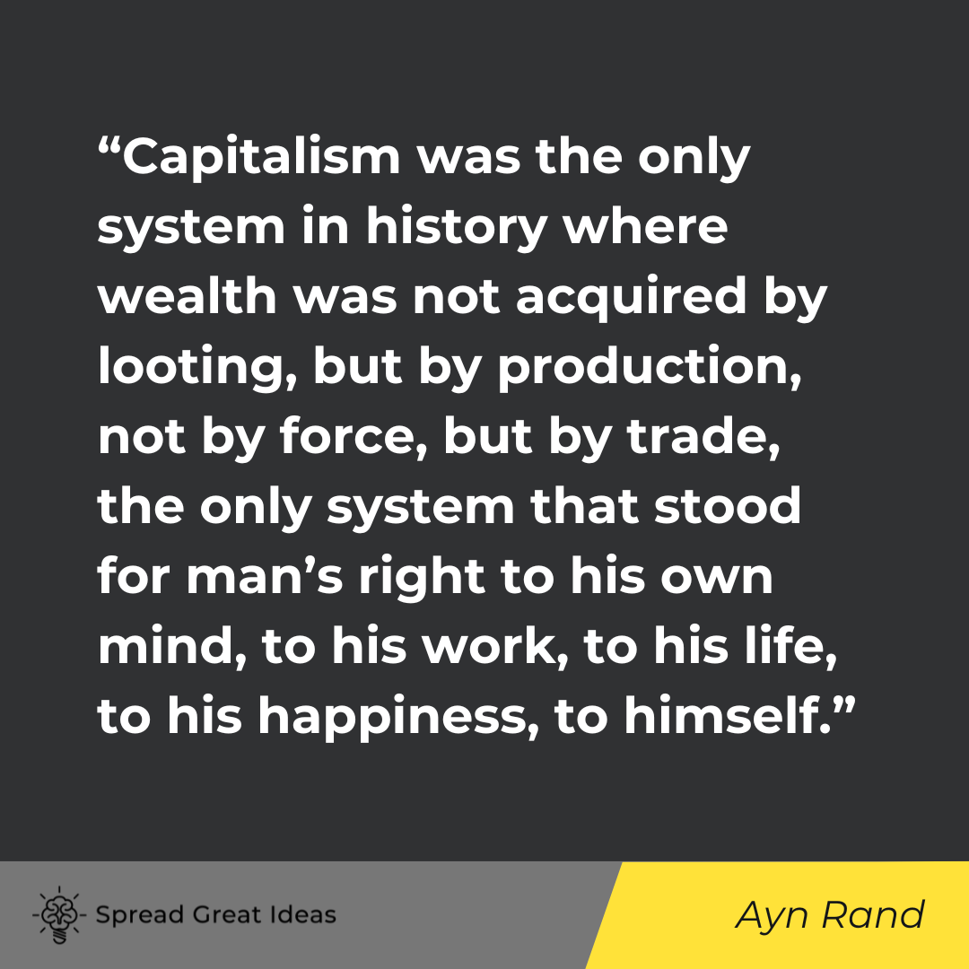 Ayn Rand Quote on Capitalism