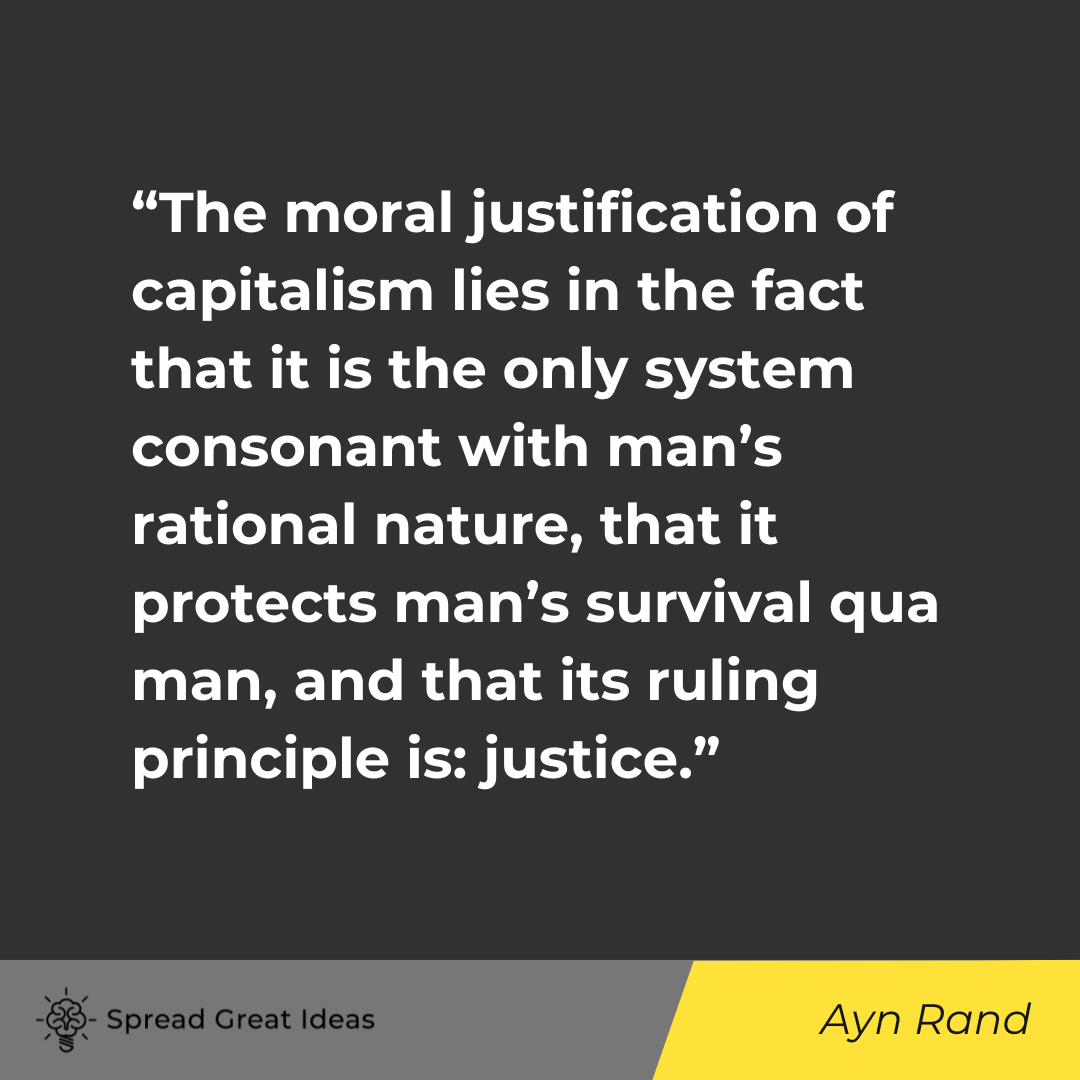 Ayn Rand Quote on Capitalism