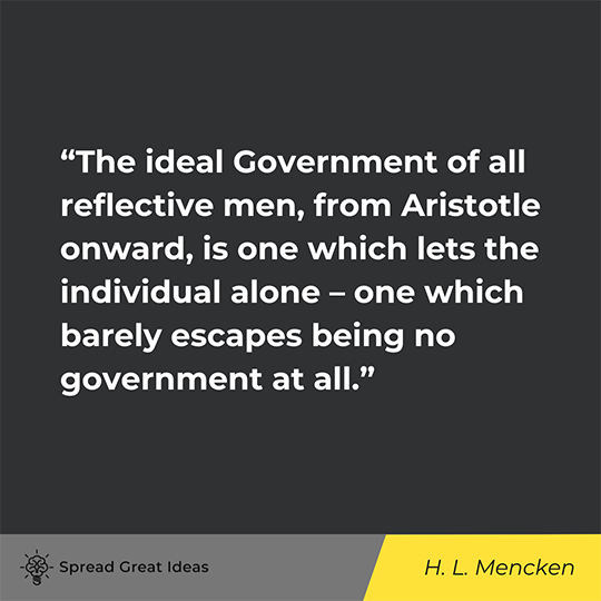 H.l. Mencken Quote on Liberty