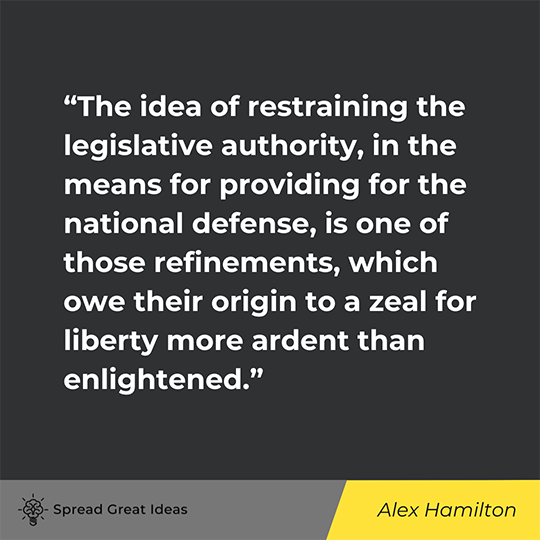 Alex Hamilton Quote on Liberty