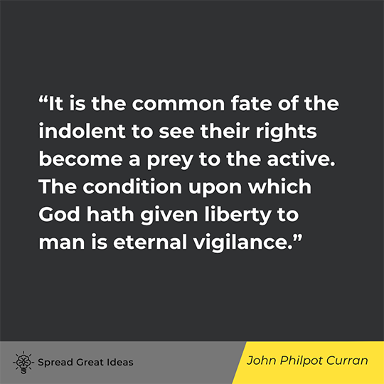 John Philpot Curran Quote on Liberty