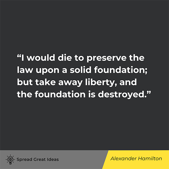 Alexander Hamilton Quote on Liberty