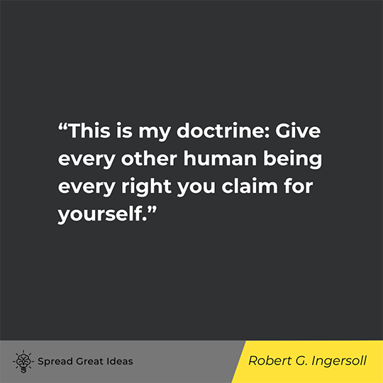 robert G. Ingersoll Quote on Liberty