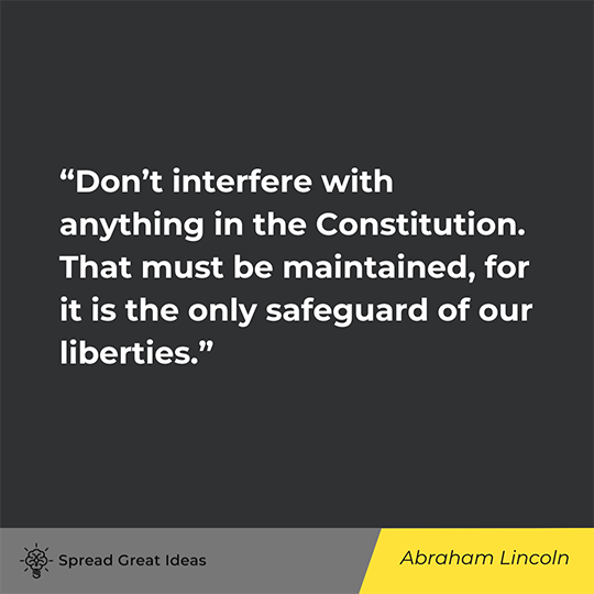 Abraham Lincoln Quote on Liberty