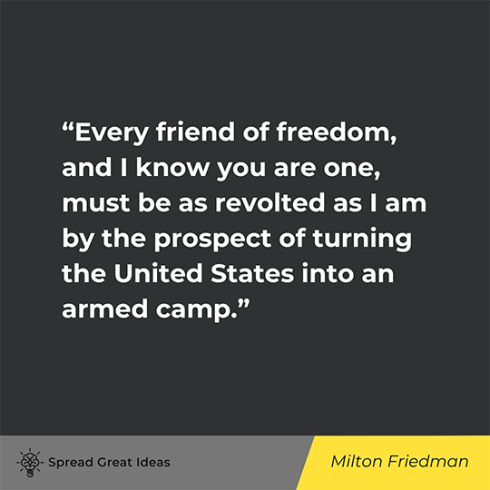 Milton Friedman Quote on Liberty