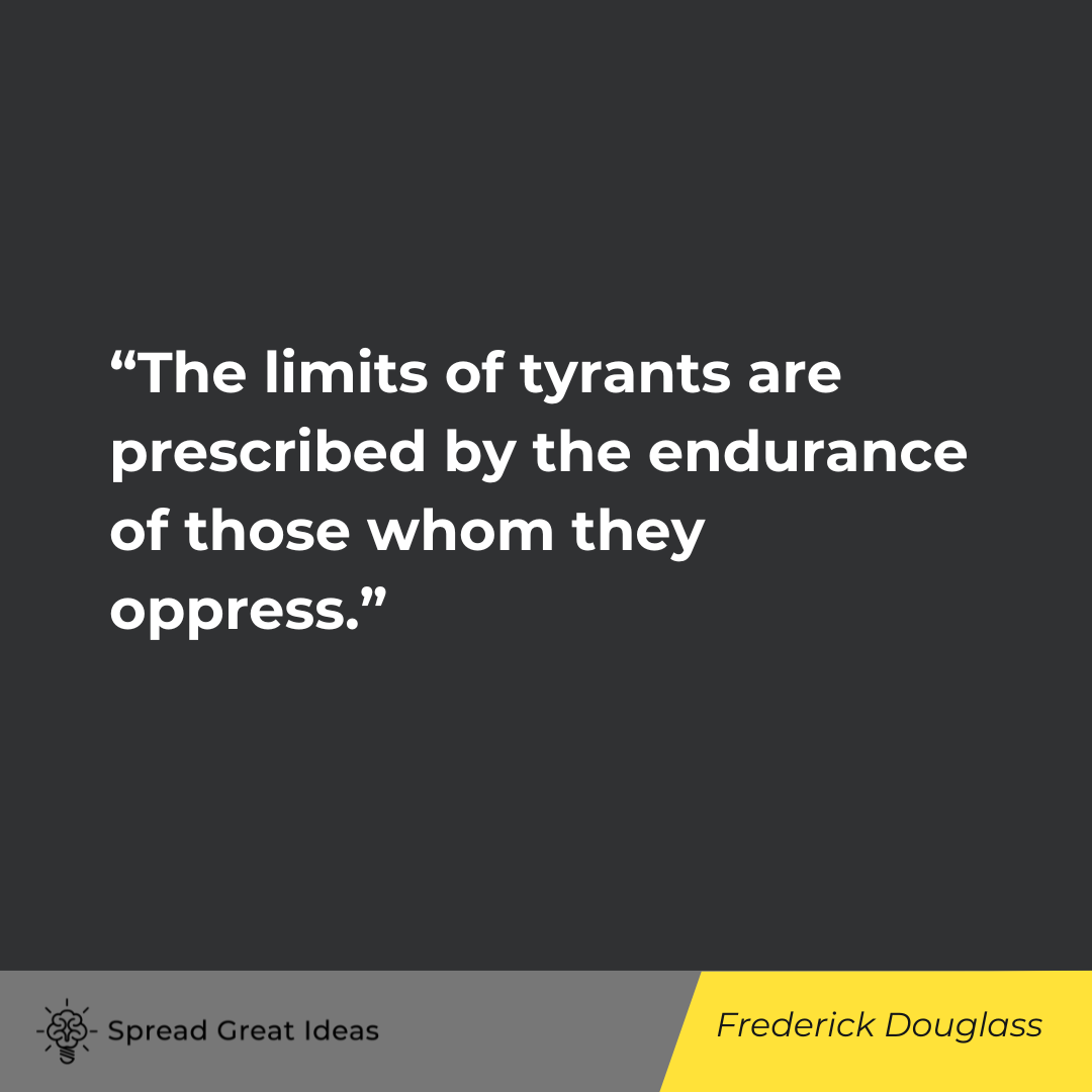 Frederick Douglass Quote