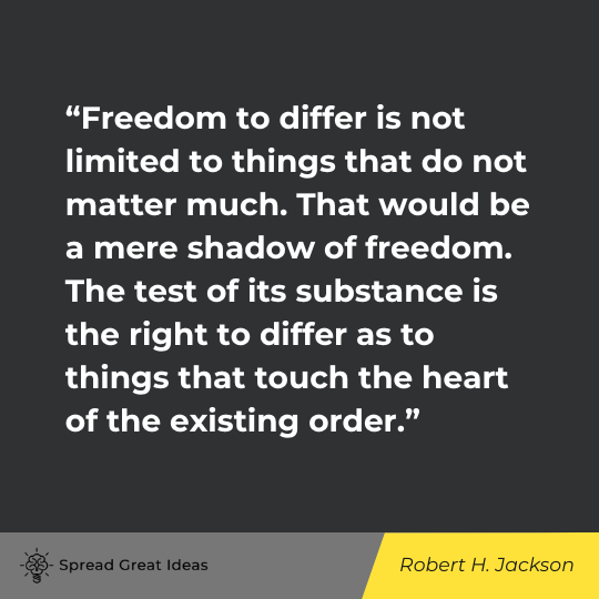 Robert H. Jackson Quote on Freedom of Speech