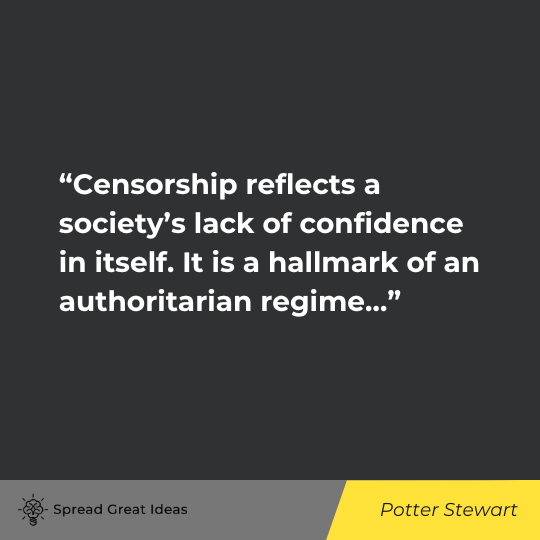 Potter Stewart Quote on Freedom of Speech