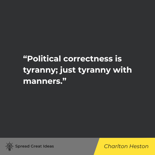 Charlton Heston Quote on Freedom of Speech