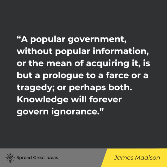 James Madison Quote on Freedom of Speech