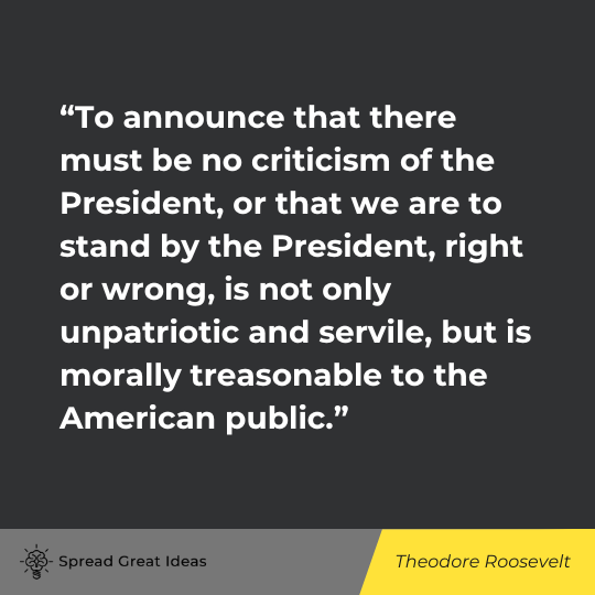 Theodore Rossevelt Quote on Freedom of Speech