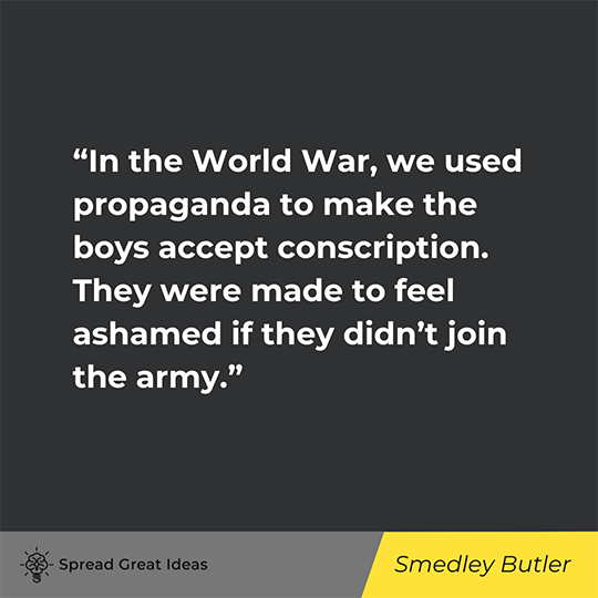 General Smedley Butler Quote