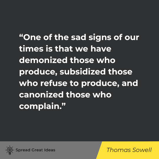 Thomas Sowell Quote on Greed