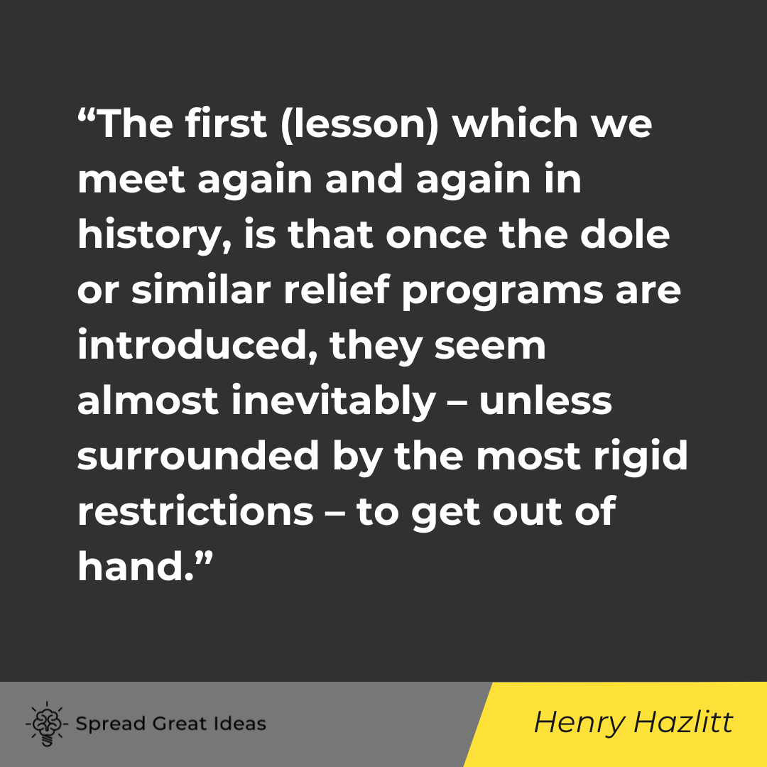 Henry Hazlitt Quote