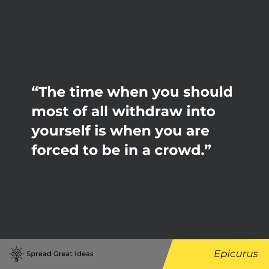 Epicurus Quote on Individuality