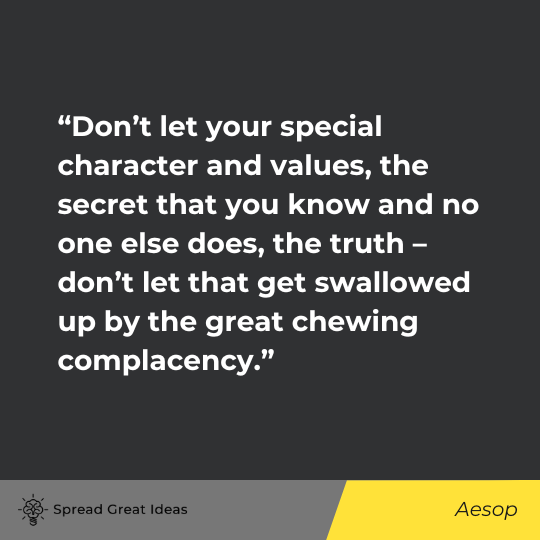Aesop Quote on Individuality