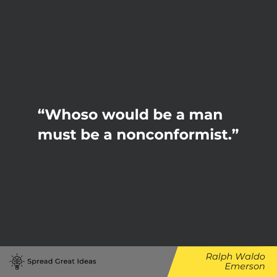 Ralph Waldo Emerson Quote on Individuality