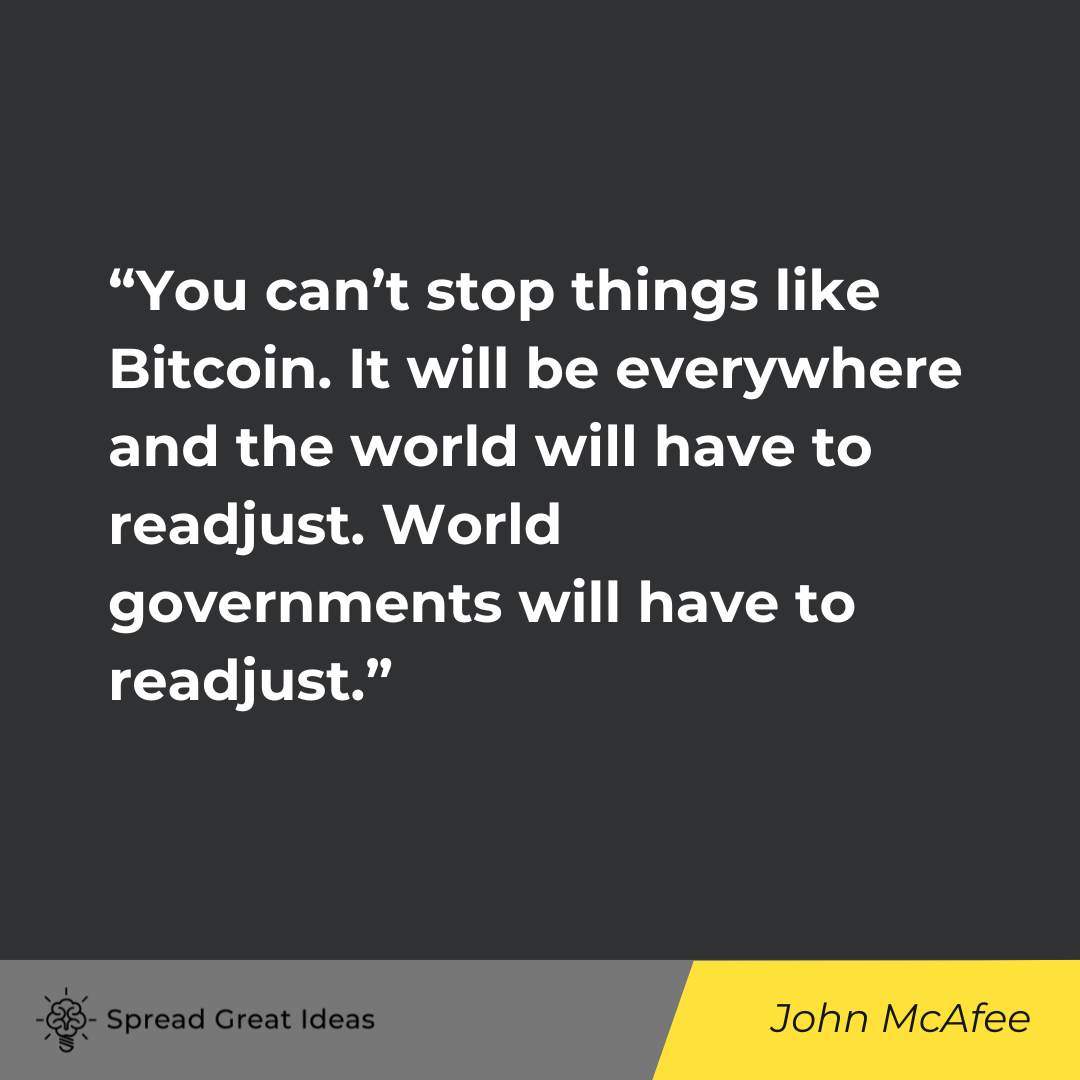 John McAfee on Cryptocurrency