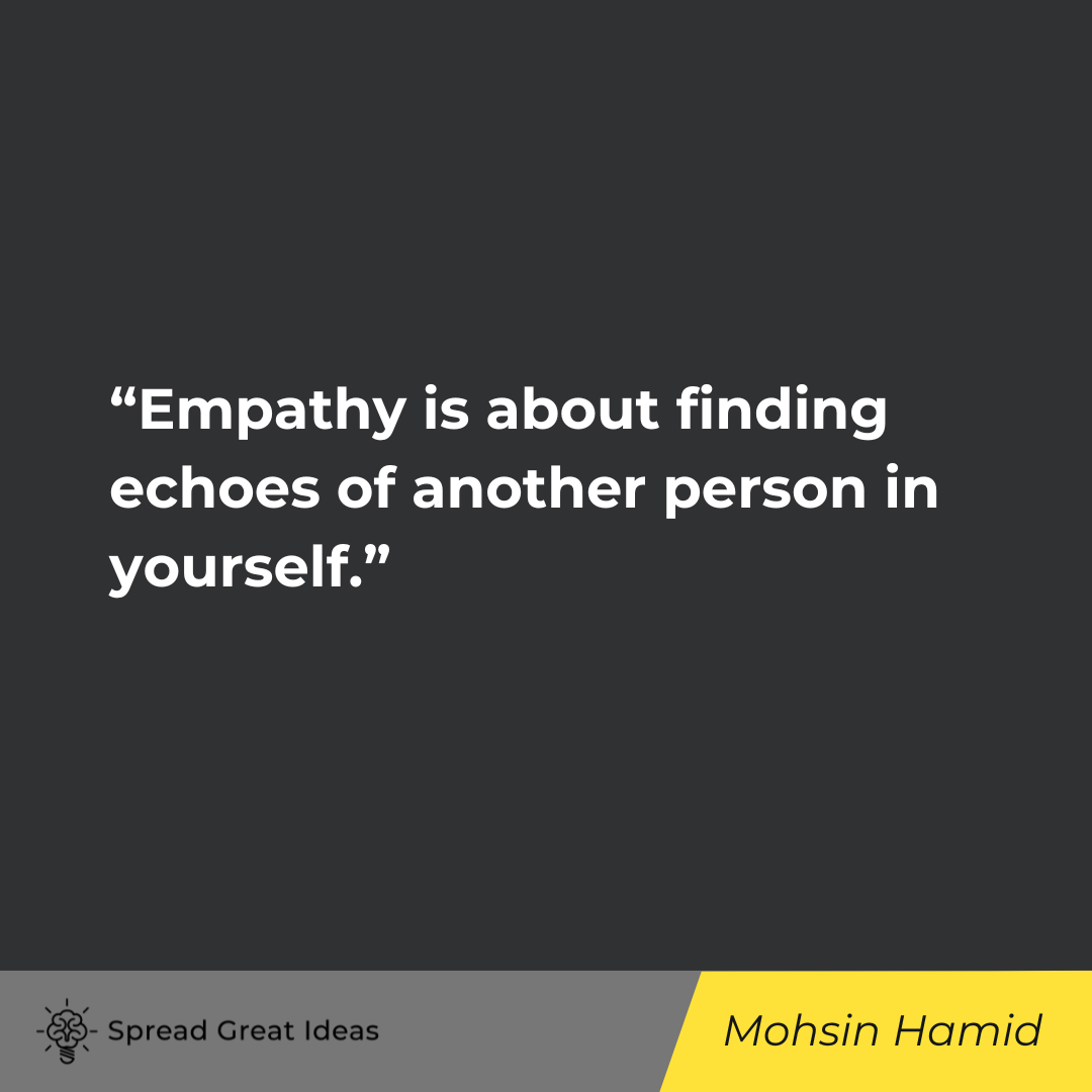 Mohsin Hamid on empathy quotes