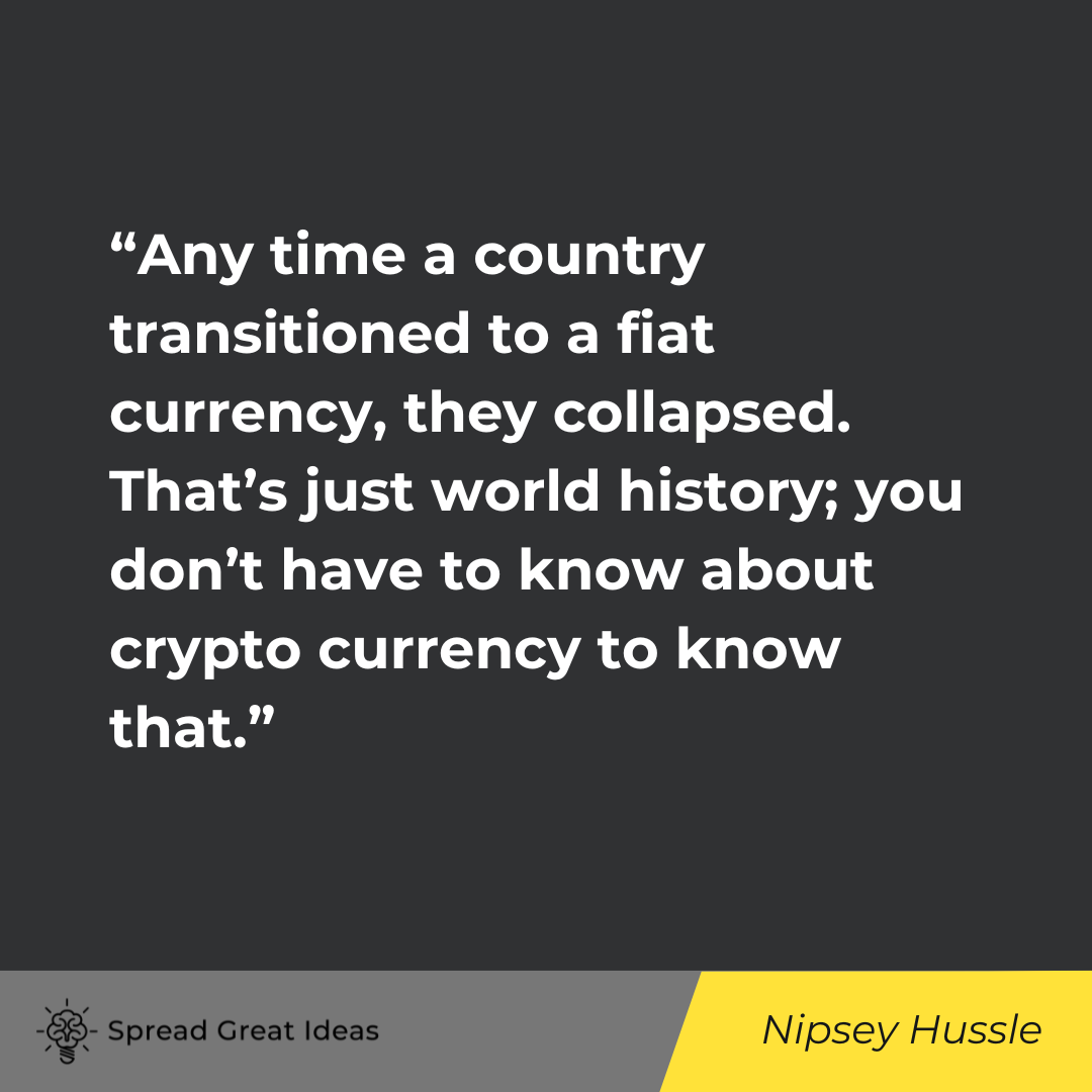 Nipsey Hussle on Cryptocurrency