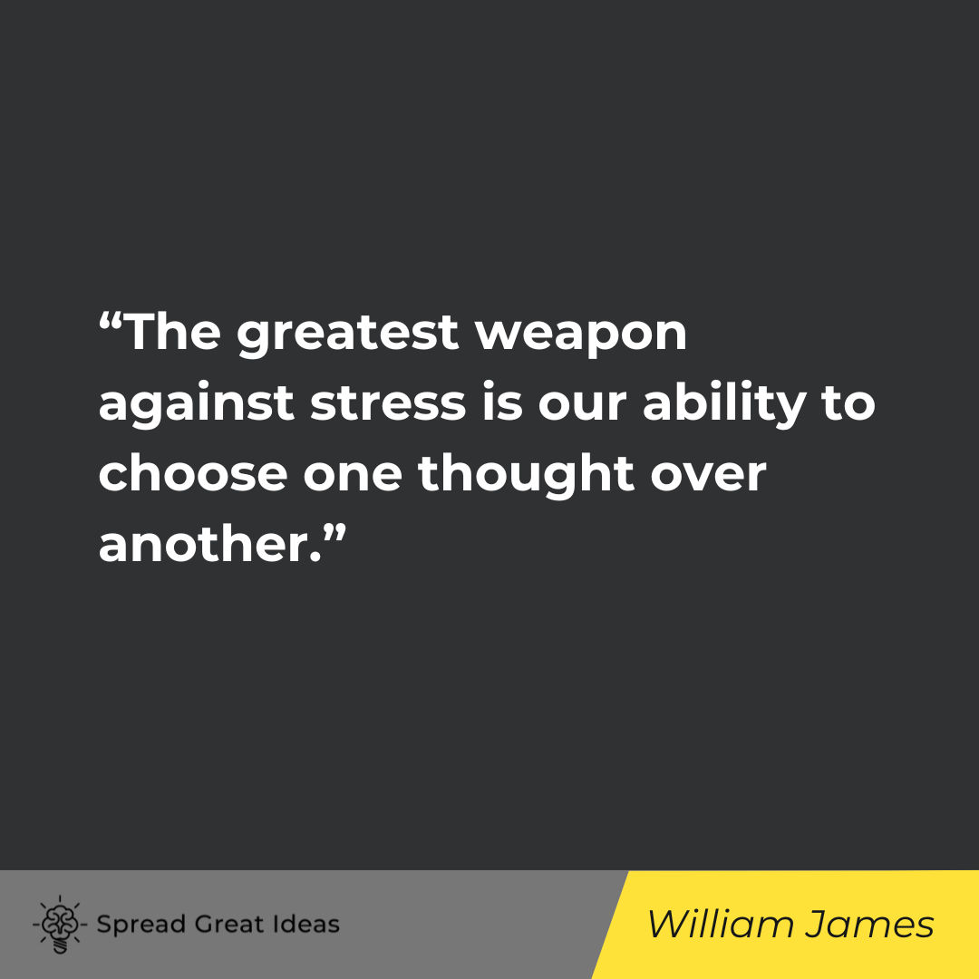 William James on Stress Quotes