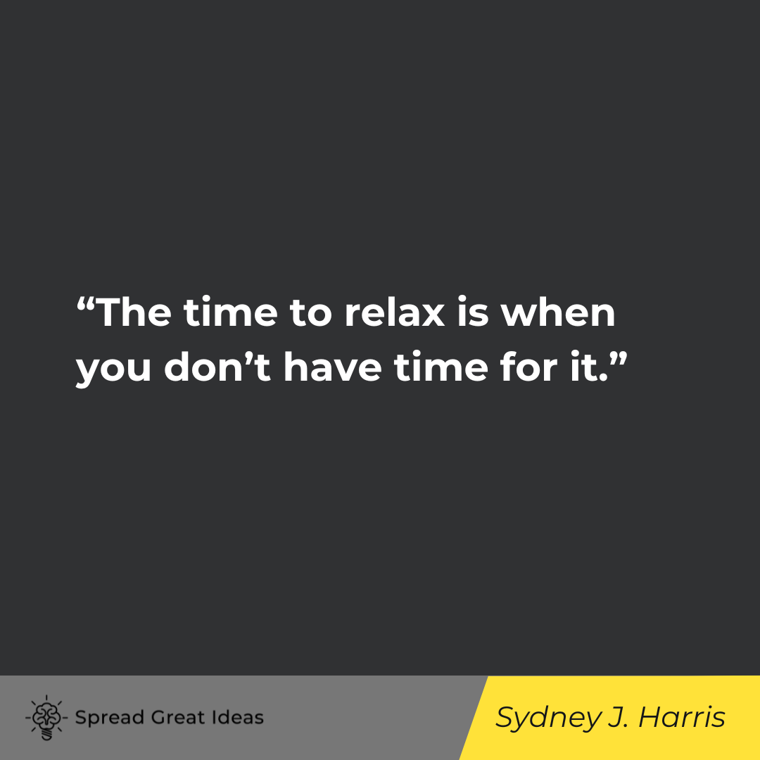 Sydney J. Harris on Stress Quotes