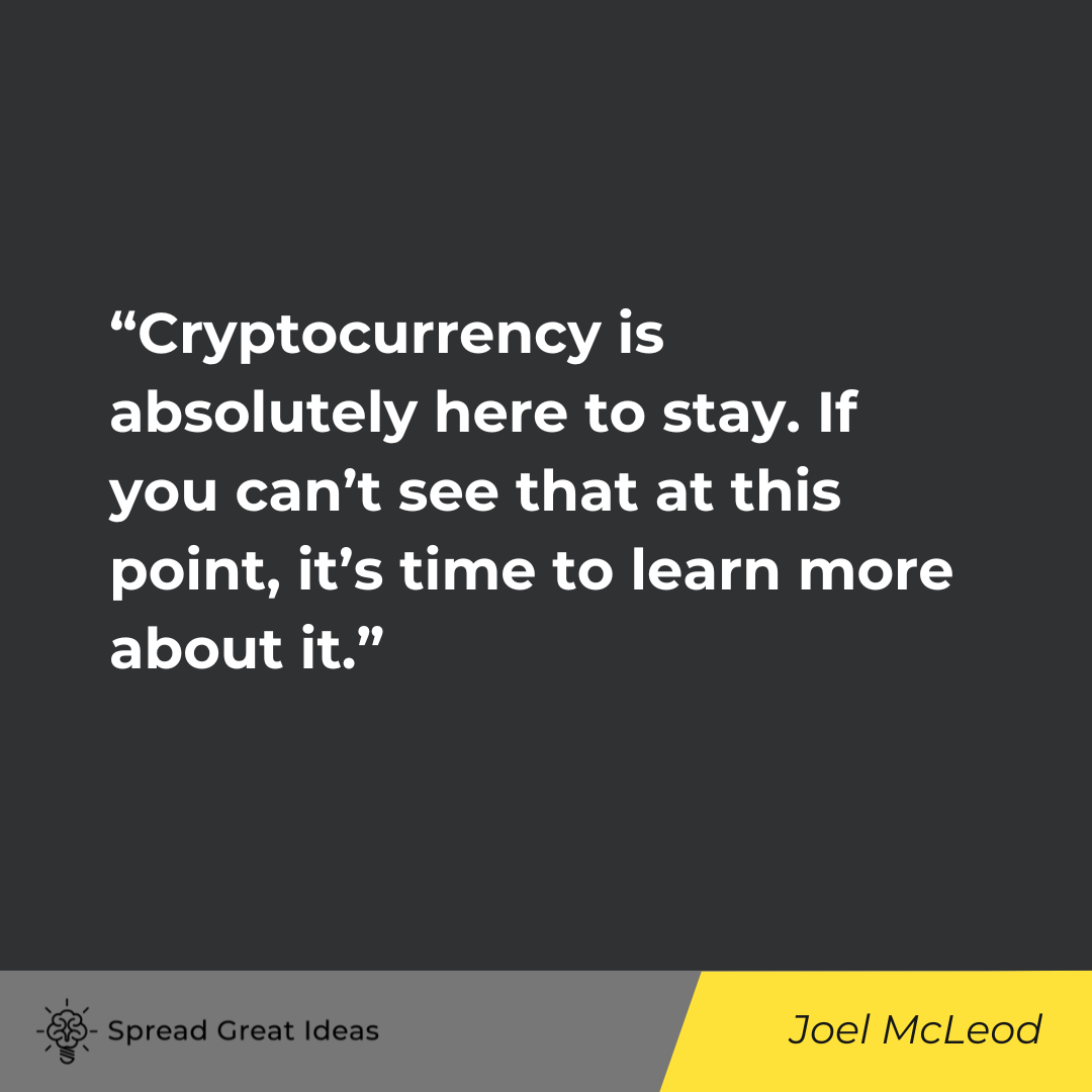 Joel McLeod on Cryptocurrency