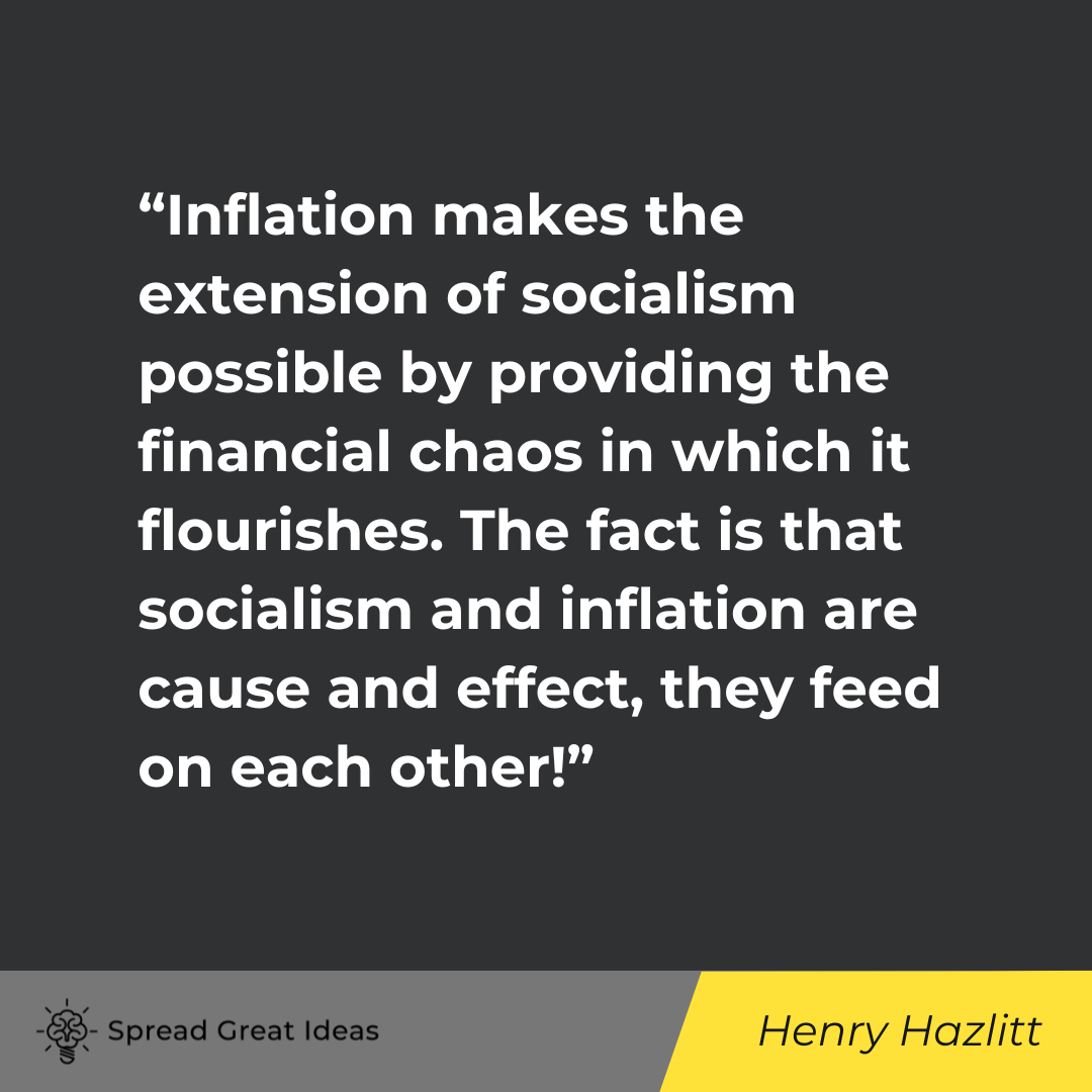 Henry Hazlitt Quote on Socialism
