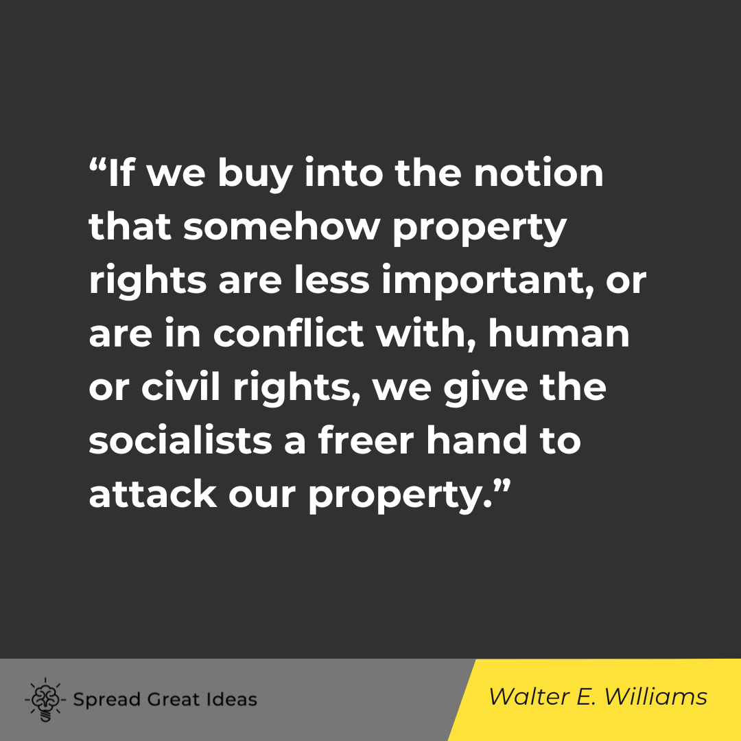 Walter E. Williams Quote on Socialism